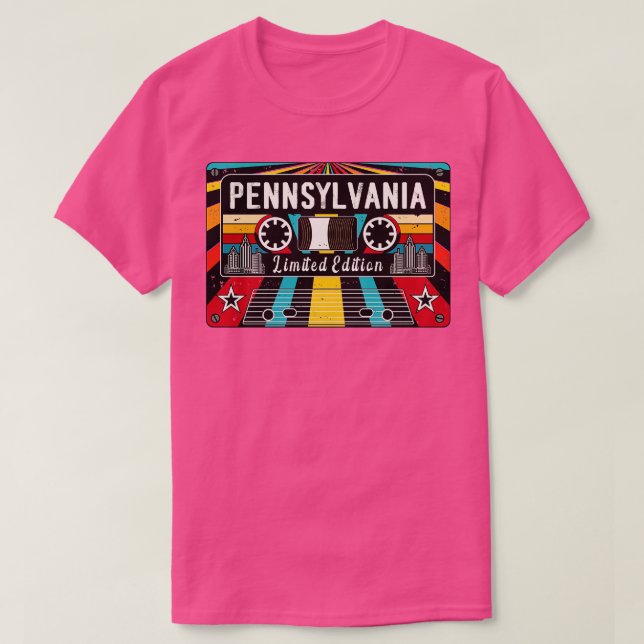 Camiseta Vintage Pennsylvania (Diseño del anverso)