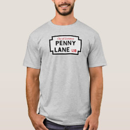 Camiseta Vintage Penny Lane Street Rótulo