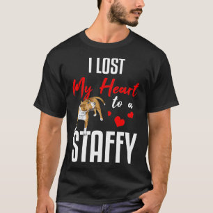 Camiseta Vintage, Perdí Mi Corazón Por Un Terrible Amstaff