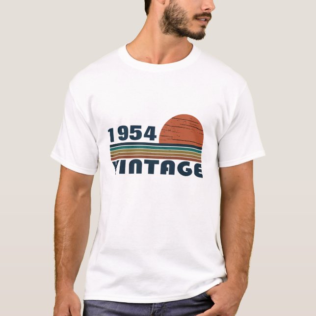 Camiseta Vintage personalizado de 70 años (Anverso)