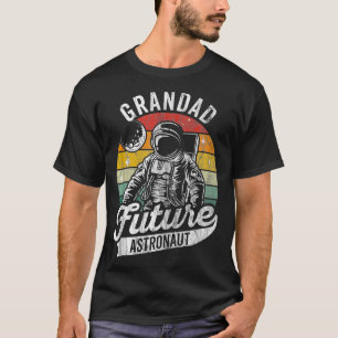 Camiseta Vintage Personalizado Grandad Futuro Espacio Astro