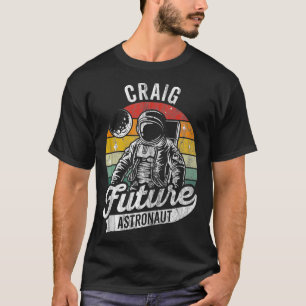 Camiseta Vintage Personalized Craig Future Astronaut Space