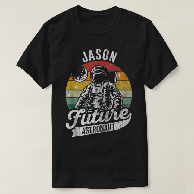 Camiseta Vintage PersonalizedFuture Astronauta Space Lover (Diseño del anverso)