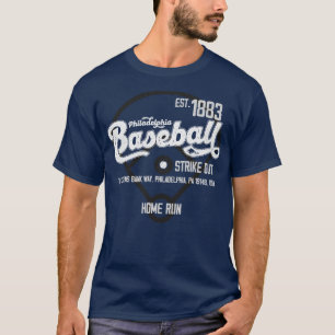 Camiseta Vintage Philadelphia Baseball Est 1883
