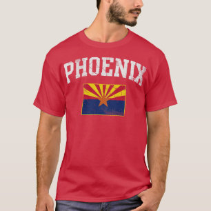 Camiseta Vintage Phoenix Arizona Bandera Arizona Hogar Amor
