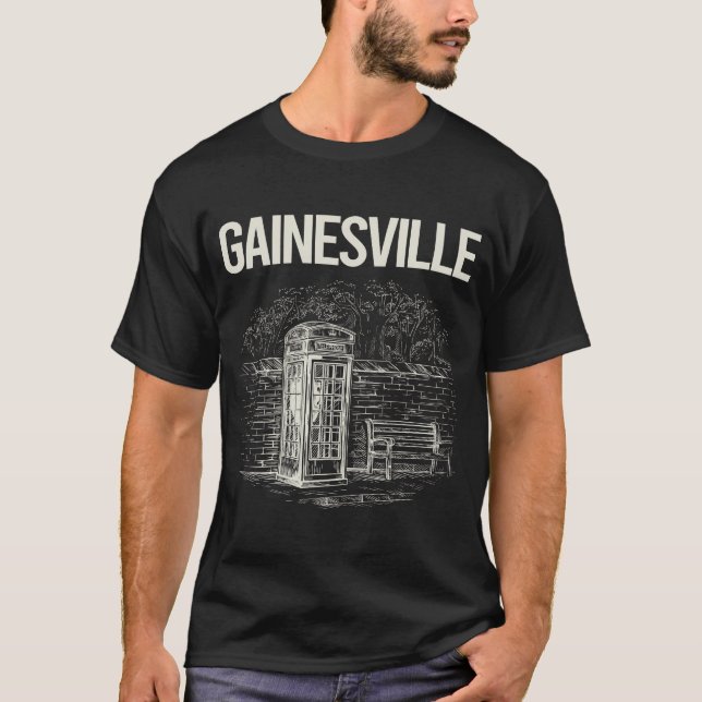 Camiseta Vintage Phone Booth Gainesville (Anverso)