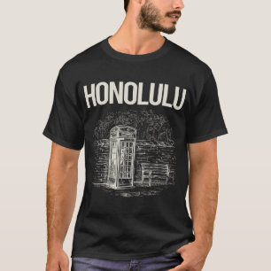 Camiseta Vintage Phone Booth Honolulu