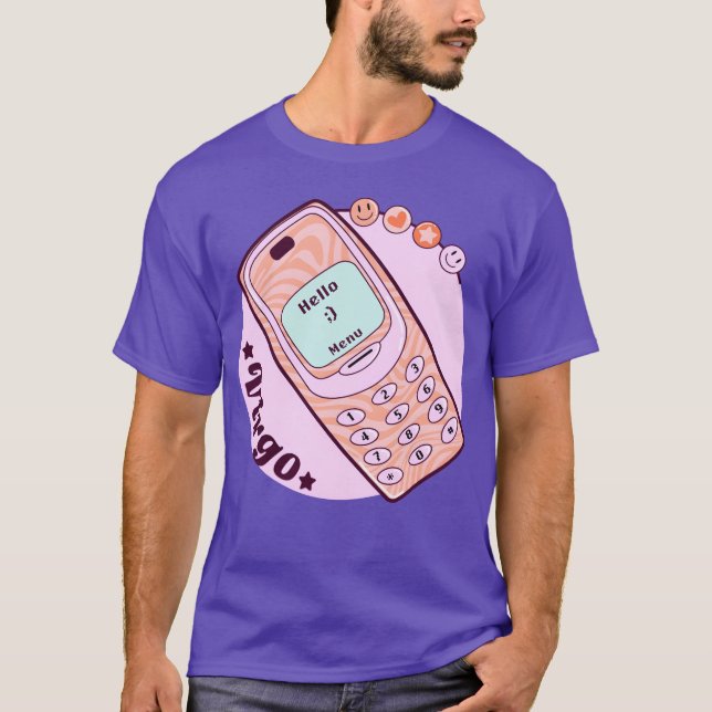 Camiseta Vintage Phone Virgo vintage (Anverso)