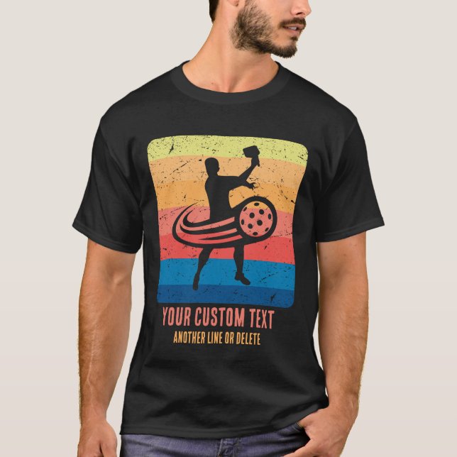 Camiseta Vintage Pickleball y sirve (Anverso)