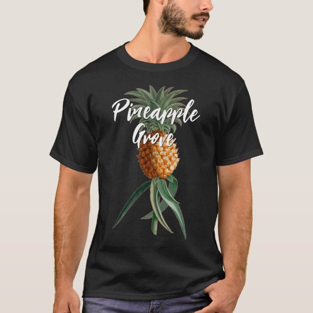 Camiseta Vintage Pineapple Tropical Beach Holiday (Anverso)