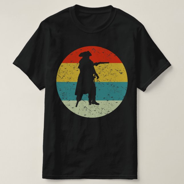 Camiseta vintage pirata (Diseño del anverso)