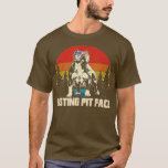 Camiseta Vintage Pitbull Resting Pit FaceFunny Pitbull Love<br><div class="desc">Vintage Pitbull Resting Pit FaceFunny Pitbull Lovers Mens  .</div>