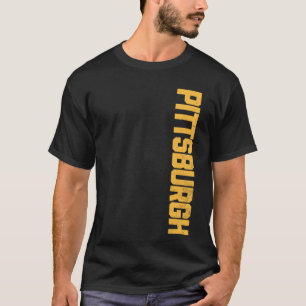 Camiseta Vintage Pittsburgh Home City Orgullo Varsity Steel
