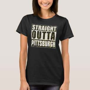 Camiseta Vintage Pittsburgh Straight Outta Pittsburgh Homet