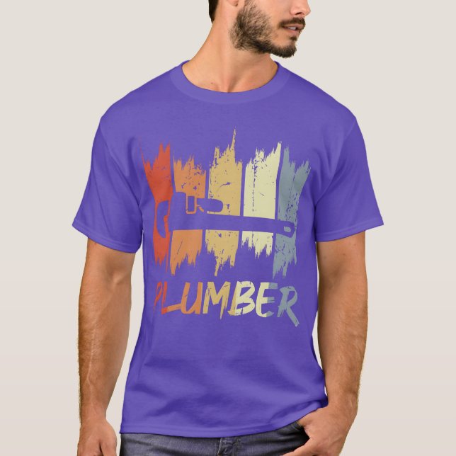 Camiseta Vintage Plumber funny (Anverso)