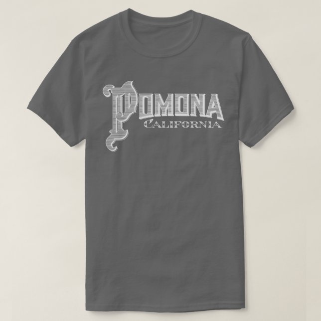 Camiseta Vintage Pomona CA (Diseño del anverso)