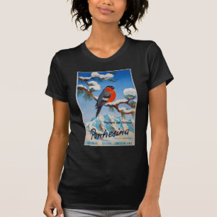 Camiseta Vintage Pontresina Vacation Swiss Air Suiza