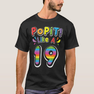 Camiseta Vintage pop como un niño de 19 años feliz mi nacim