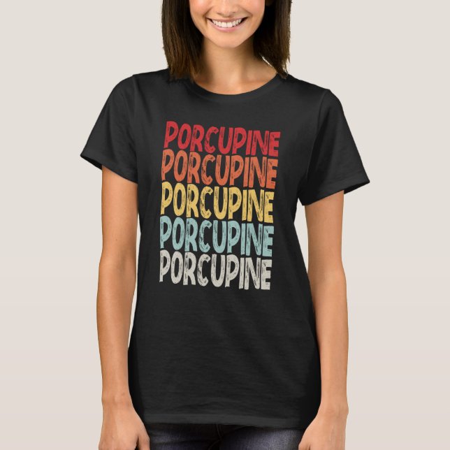 Camiseta vintage Porcupine (Anverso)