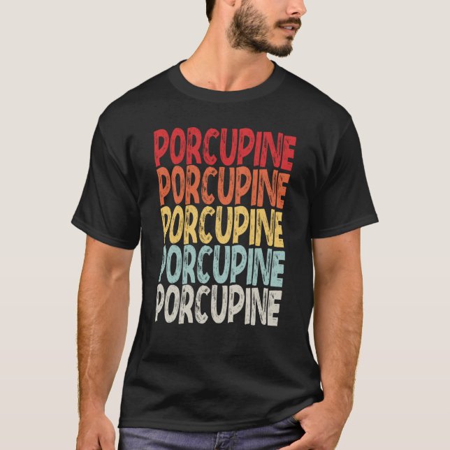 Camiseta vintage Porcupine (Anverso)