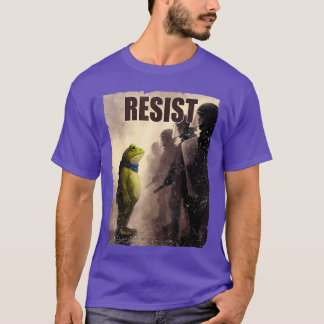 Camiseta Vintage Portland 2025 Resiste Rana Protesta Hombre