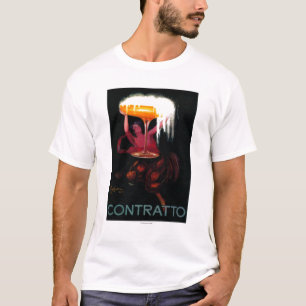 Camiseta Vintage PosterEurope de Contratto