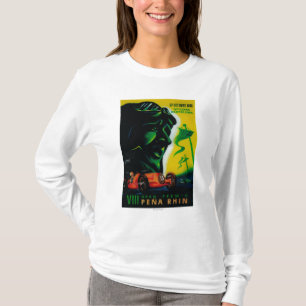 Camiseta Vintage PosterEurope de Gran Premio Pena Rhin