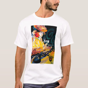 Camiseta Vintage PosterEurope de Jacqmotte Caf�
