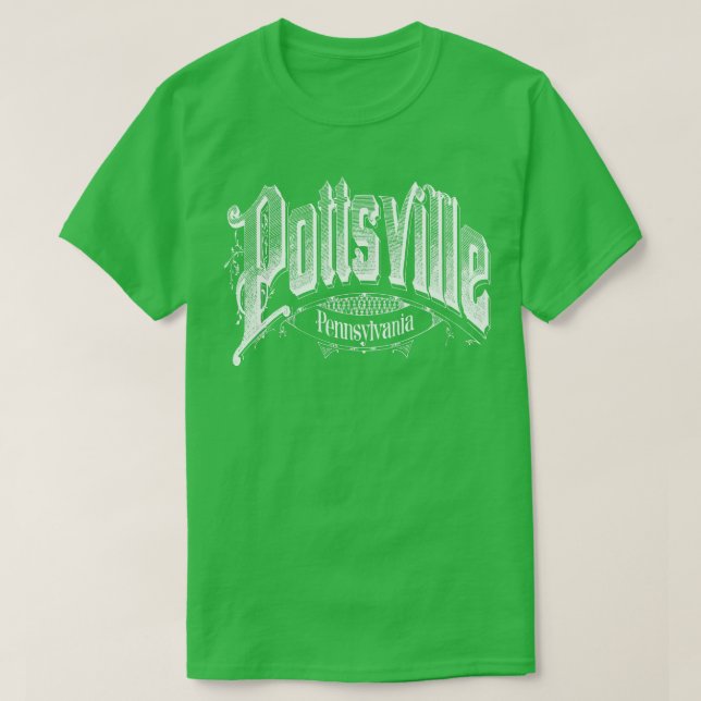 Camiseta Vintage Pottsville (Diseño del anverso)