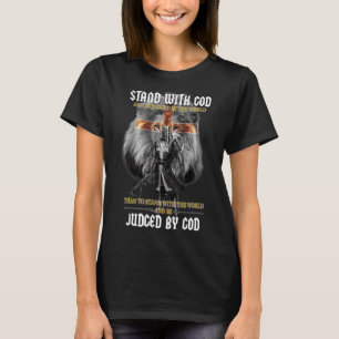 Camiseta Vintage Preferiría Estar Con Dios Caballeros Temp
