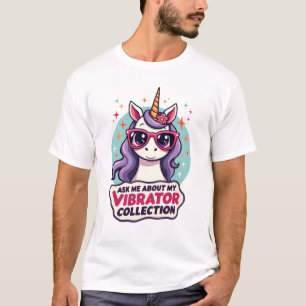 Camiseta Vintage Pregúntame Sobre Mi Colección De Vibradore