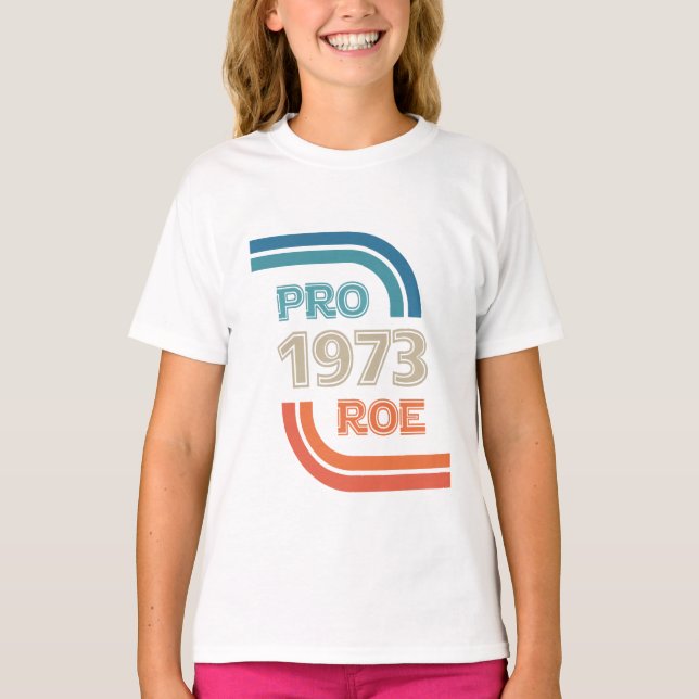 Camiseta Vintage Pro Roe 1973 , Pro 1973 Roe (Anverso)