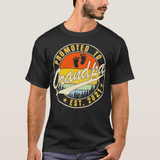 Camiseta Vintage promocionado al abuelo 2021 Primer Fútbol 