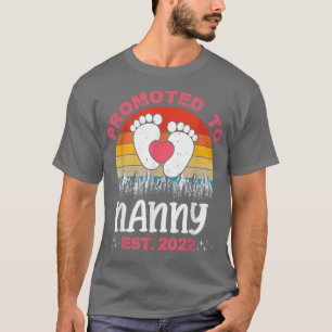 Camiseta Vintage Promovido A La Niñera Est 2022 Nueva Abuel