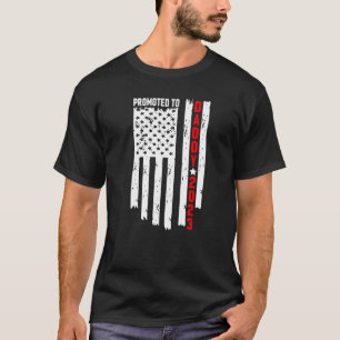 Camiseta Vintage Promovido A Papi 2023 Padres Embarazados D