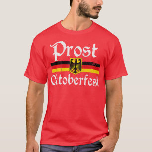 Camiseta Vintage Prost Oktoberfest 2023 Cerveza Bandera Ale