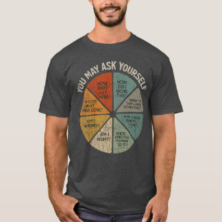 Camiseta Vintage Puedes Preguntar a los Tuyos Retro Gráfico