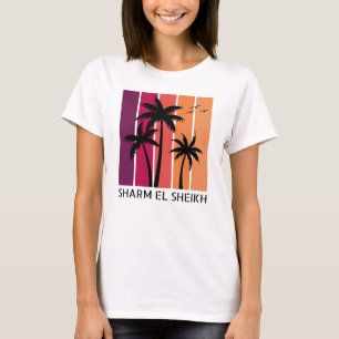 Camiseta vintage puesta de sol para mujer Sharm El