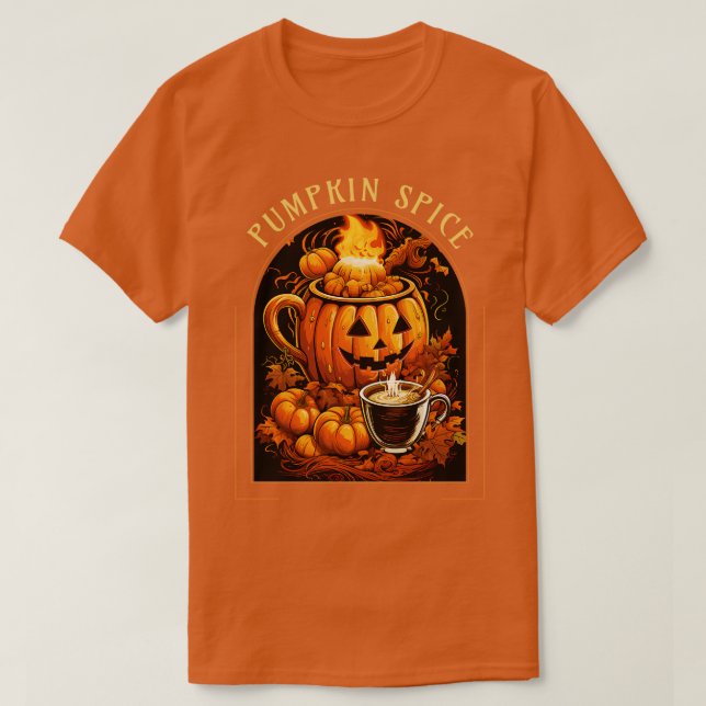 Camiseta Vintage Pumpkin Spice (Diseño del anverso)