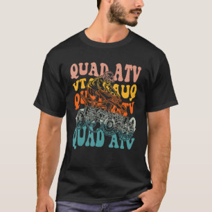 Camiseta Vintage Quad ATV Biker Rider Mens Niños
