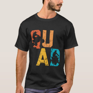 Camiseta Vintage Quad Funny Quad Rider Atv Gift Guay Retro