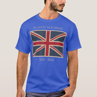 Camiseta Vintage Queens Platinum Jubilee Souvenir Merchandi