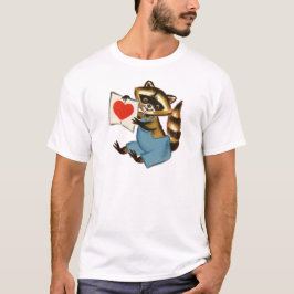 Camiseta Vintage Raccoon Love