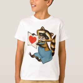 Camiseta Vintage Raccoon Love