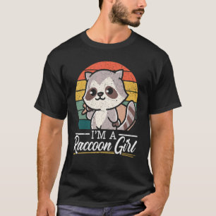 Camiseta Vintage Raccoon Trash Panda Retro Racoon