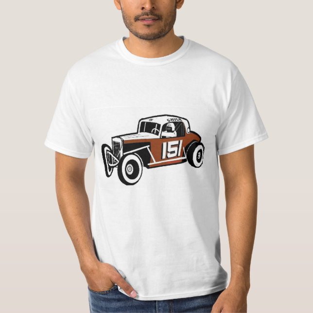 Camiseta Vintage Racecar, Danbury Racearena de Stockwell (Anverso)