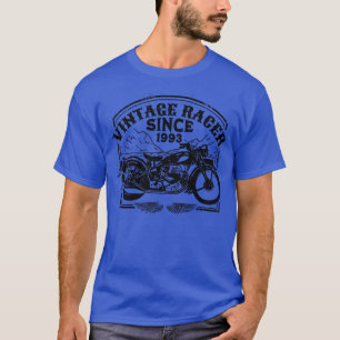 Camiseta Vintage Racer Desde 1993 Motocicleta Retro