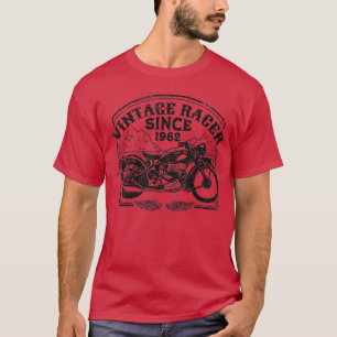 Camiseta Vintage Racer Desde Motocicleta Retro 1962