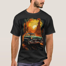 Camiseta Vintage Racer Sunset