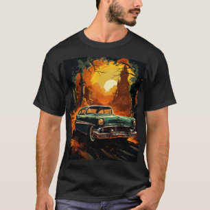 Camiseta Vintage Racer Sunset